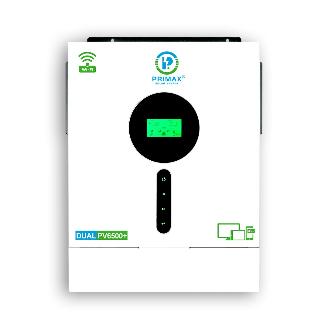 PRIMAX GALAXY DUAL PV6500+ 5.6KW HYBRID SOLAR INVERTER 5.6KW With 6500W MPPT Solar Charge Controller
