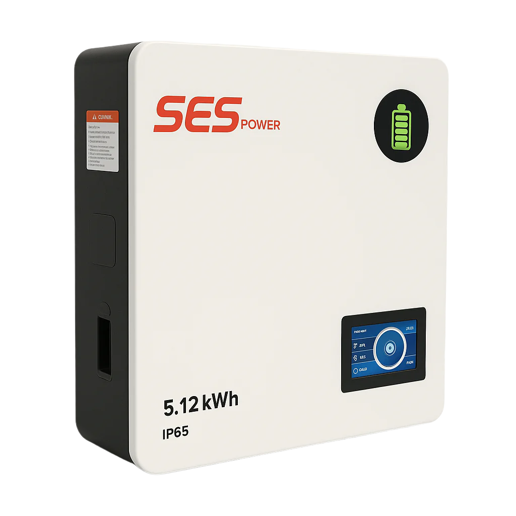 SES Power 51.2V 100Ah Power Wall with IP65