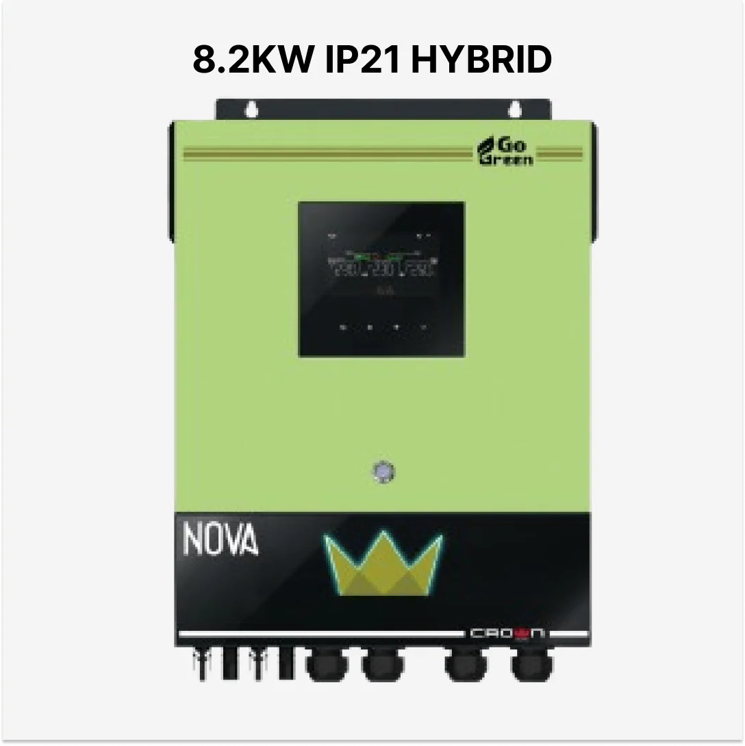 Crown Nova 8.2KW solar inverter Hybrid