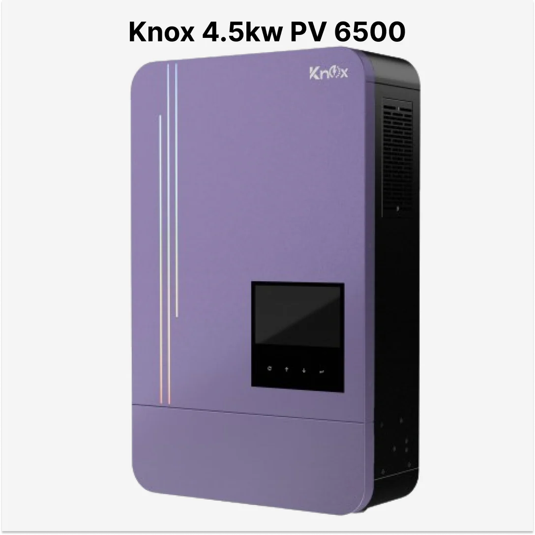 Knox 4.5KW PV6500 Solar Inverter | High Efficiency | Hybrid System