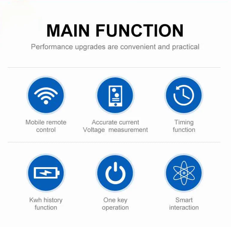 Tomzn DDS238-2 WIFI Smart Energy Meter With Display Power Consumption Monitor, With Import Export Power METER